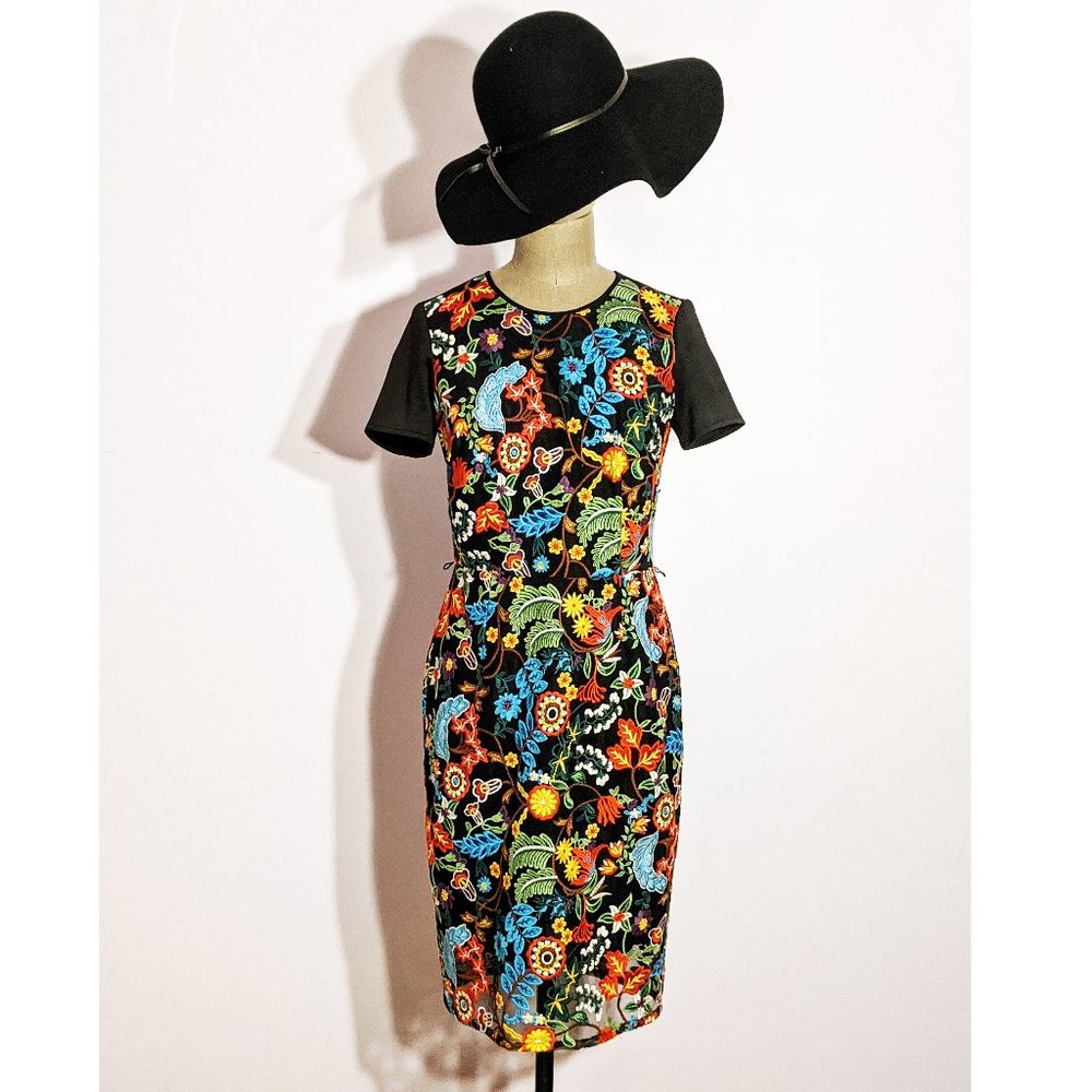 NWT stunning embroidered dress size 0-4